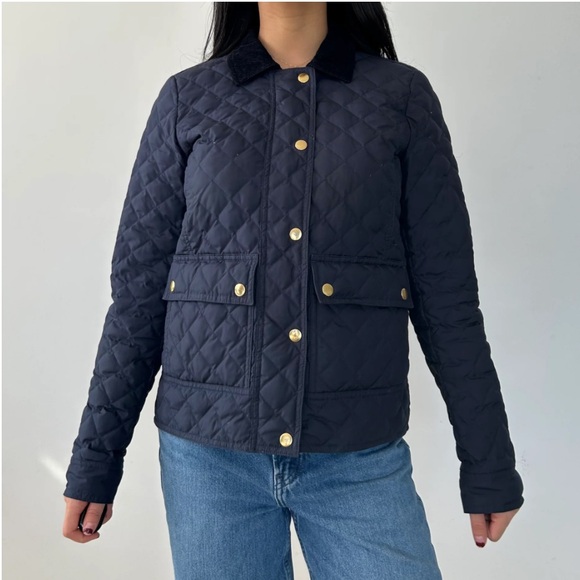 J Crew Quilted Down Filled Barn Jacket NEW - Picture 1 of 11